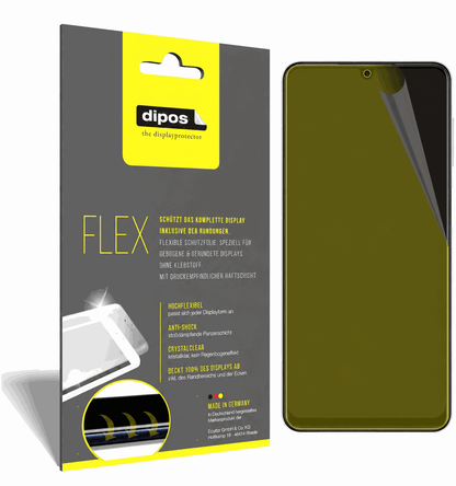 2x Screen Protector for Samsung Galaxy M22 Protective Film covers 100% dipos