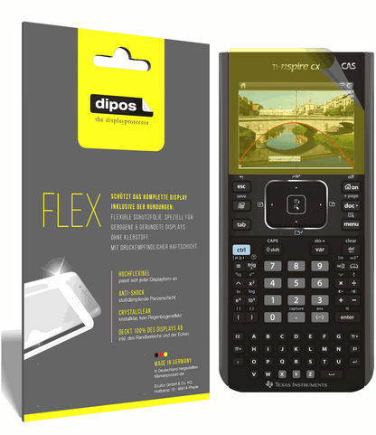 dipos FLEX 3x Clear Screen Protector for Texas Instruments TI Nspire CX