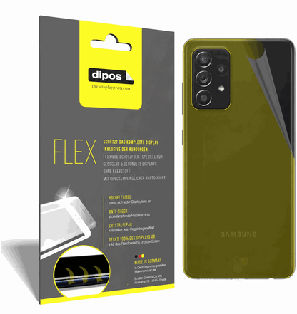 2x Full Cover Back Protector for Samsung Galaxy A52s 5G – Covers Curved Edges | dipos
