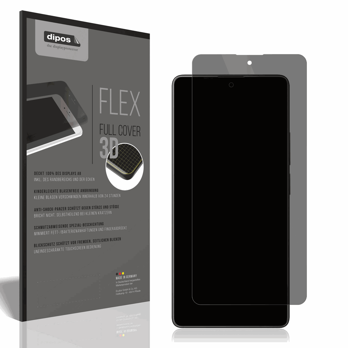 Full Cover Privacy Film for Xiaomi Poco M6 Pro 4G Screen Protector Anti-Shock
