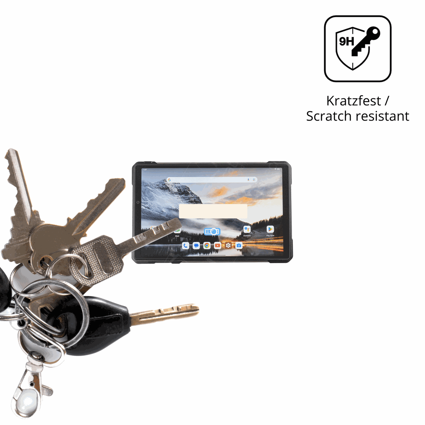 dipos Displayschutz für 8849 Tank Pad Ultra, mattierte Oberfläche, robuste Festigkeit und perfekte Passform