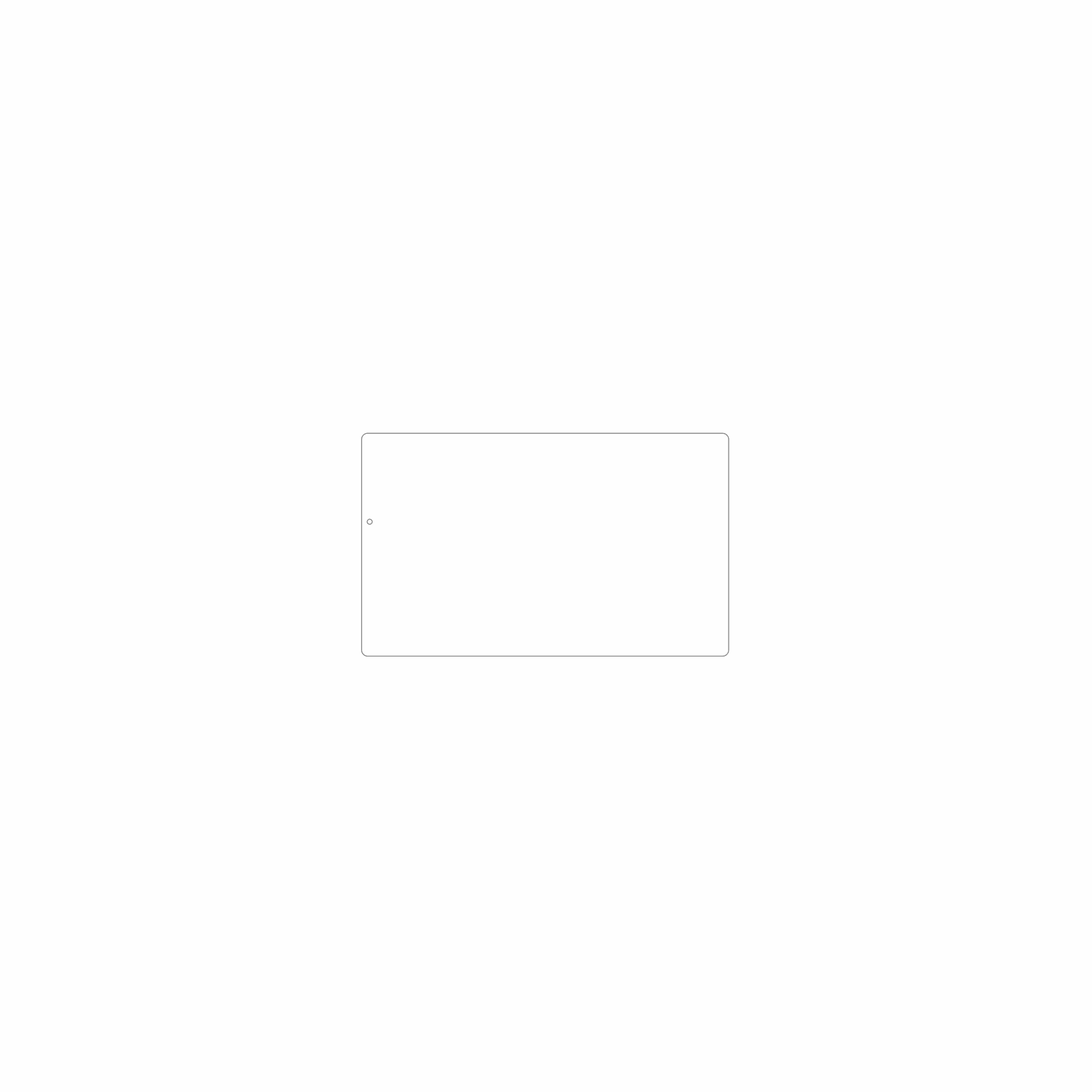 dipos Displayschutz für 8849 Tank Pad Ultra, mattierte Oberfläche, geringe Dicke und perfekte Passform