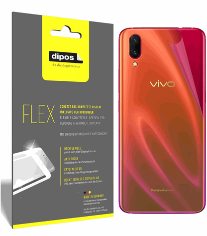 3x Screen Protector for Vivo X23 Symphony back Protective Film covers 100% dipos