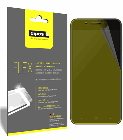 dipos FLEX 3x Clear Screen Protector for ZTE Blade A610 Plus