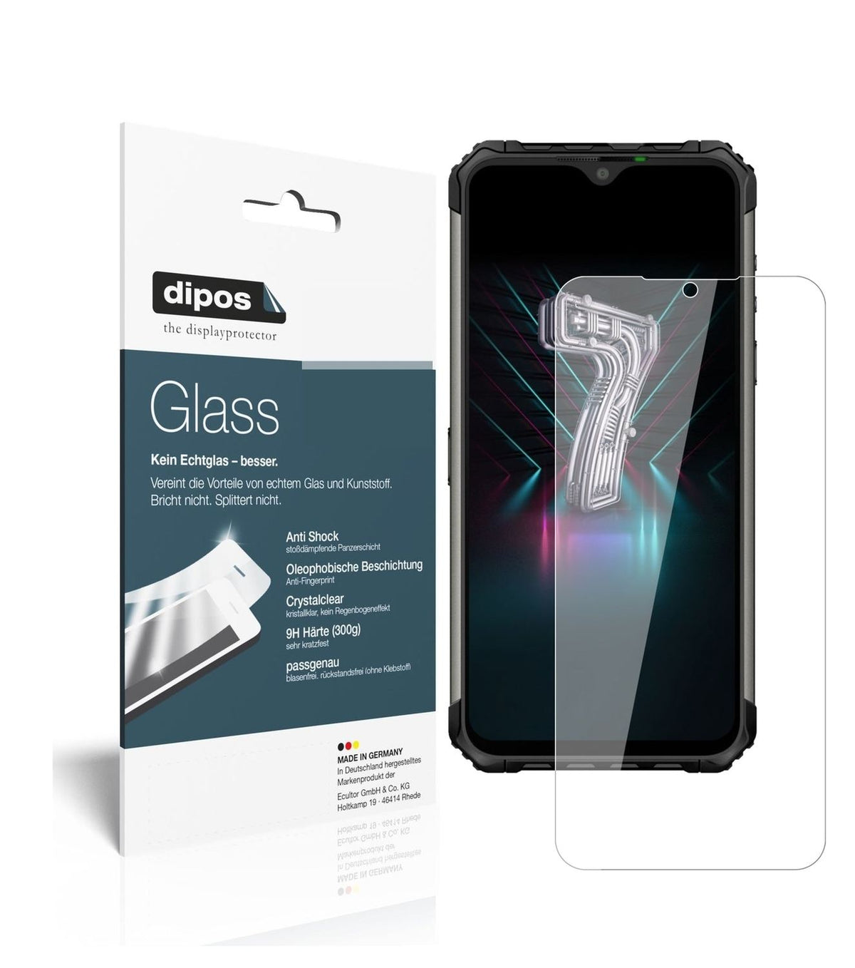 Screen Protector for Ulefone Armor 7 Flexible Glass 9H dipos