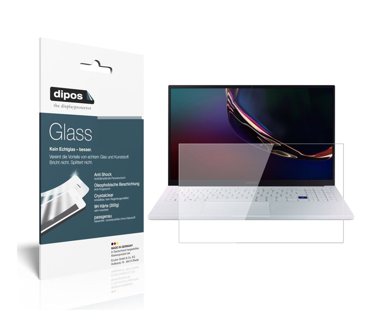 9H Clear Screen Protector for Samsung Galaxy Book Ion 15.6 Inch