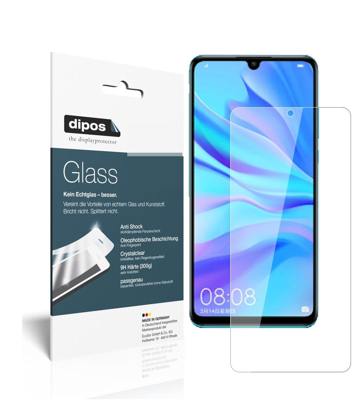 Screen Protector for I Huawei P30 Lite I Flexible Glass I Film I 9H I dipos