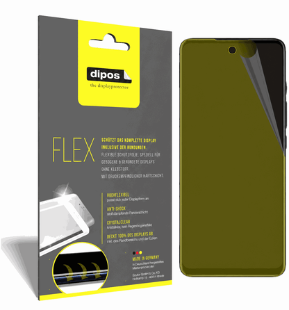 2x Full Cover Screen Protector for Motorola E30 – Covers Curved Edges | dipos