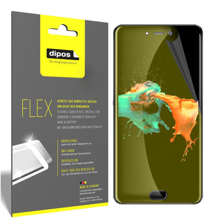3x Screen Protector for Leagoo T5c Protective Film covers 100% dipos Flex