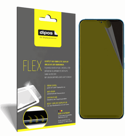 2x Screen Protector for Tecno Pop 5X Protective Film covers 100% dipos Flex