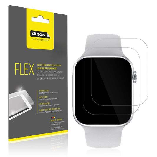 2x Screen Protector for Iwo Watch 7 Pro Protective Film covers 100% dipos Flex