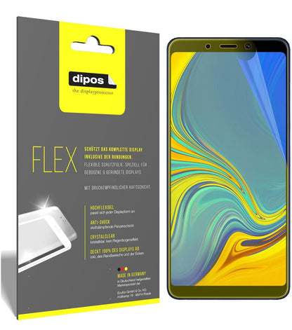 2x Full Cover Screen Protector for Samsung Galaxy A9 (2018) – Covers Curved Edges | dipos