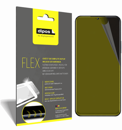 2x Screen Protector for Vivo Y75 5G Protective Film covers 100% dipos Flex