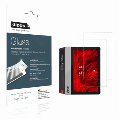 2x Screen Protector for IMIN Falcon 1 10.1 Zoll Flexible Glass 9H dipos