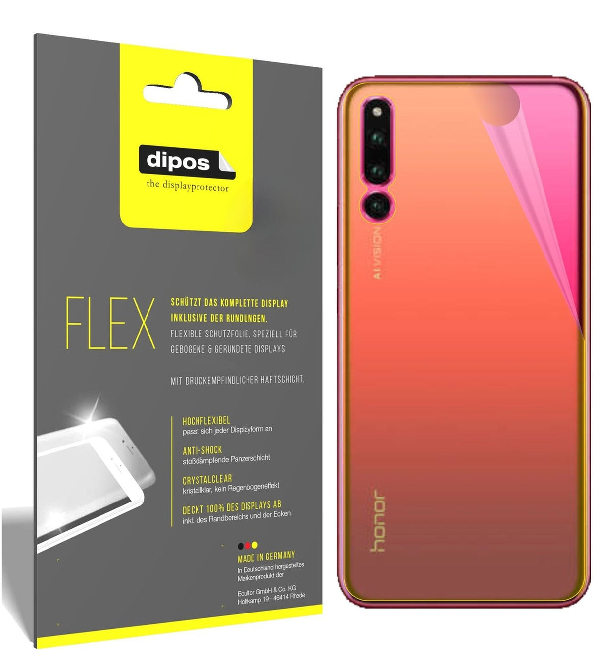 2x 3D Full Cover Screen Protector for Honor Magic 2 Back