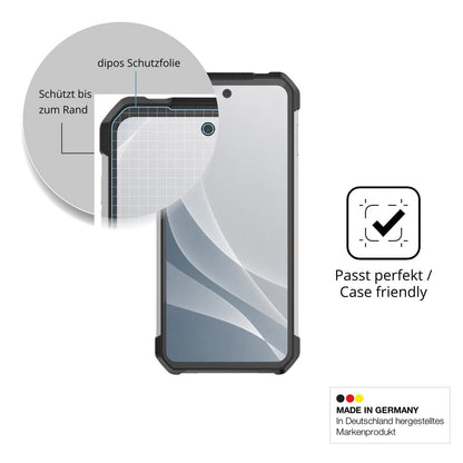 Schutzglasfolie mit optimaler Passform, zur Verwendung mit Hüllen geeignet