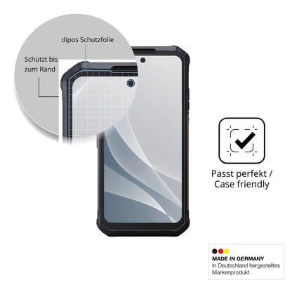 Schutzglasfolie mit optimaler Passform, zur Verwendung mit Hüllen geeignet