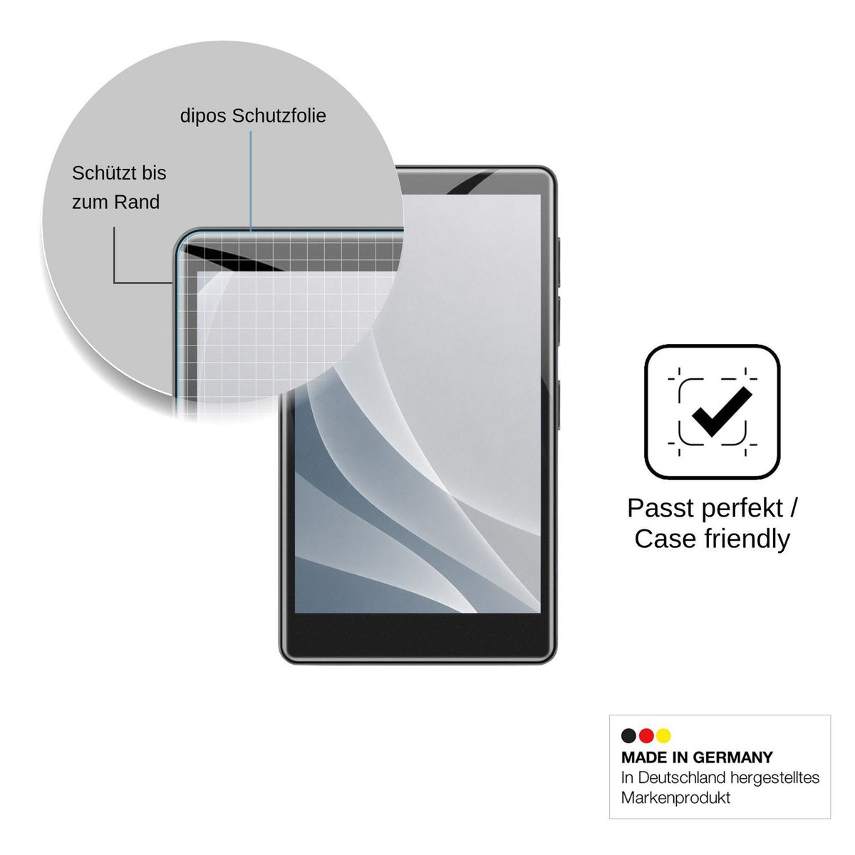 2x Screen Protector for AGXOV M11 matte Flexible Glass 9H dipos