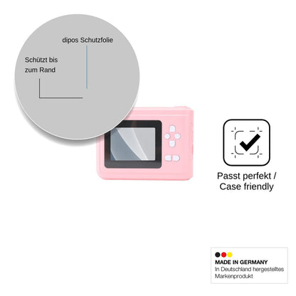 2x Screen Protector for Akozon Compact HD matte Flexible Glass 9H dipos