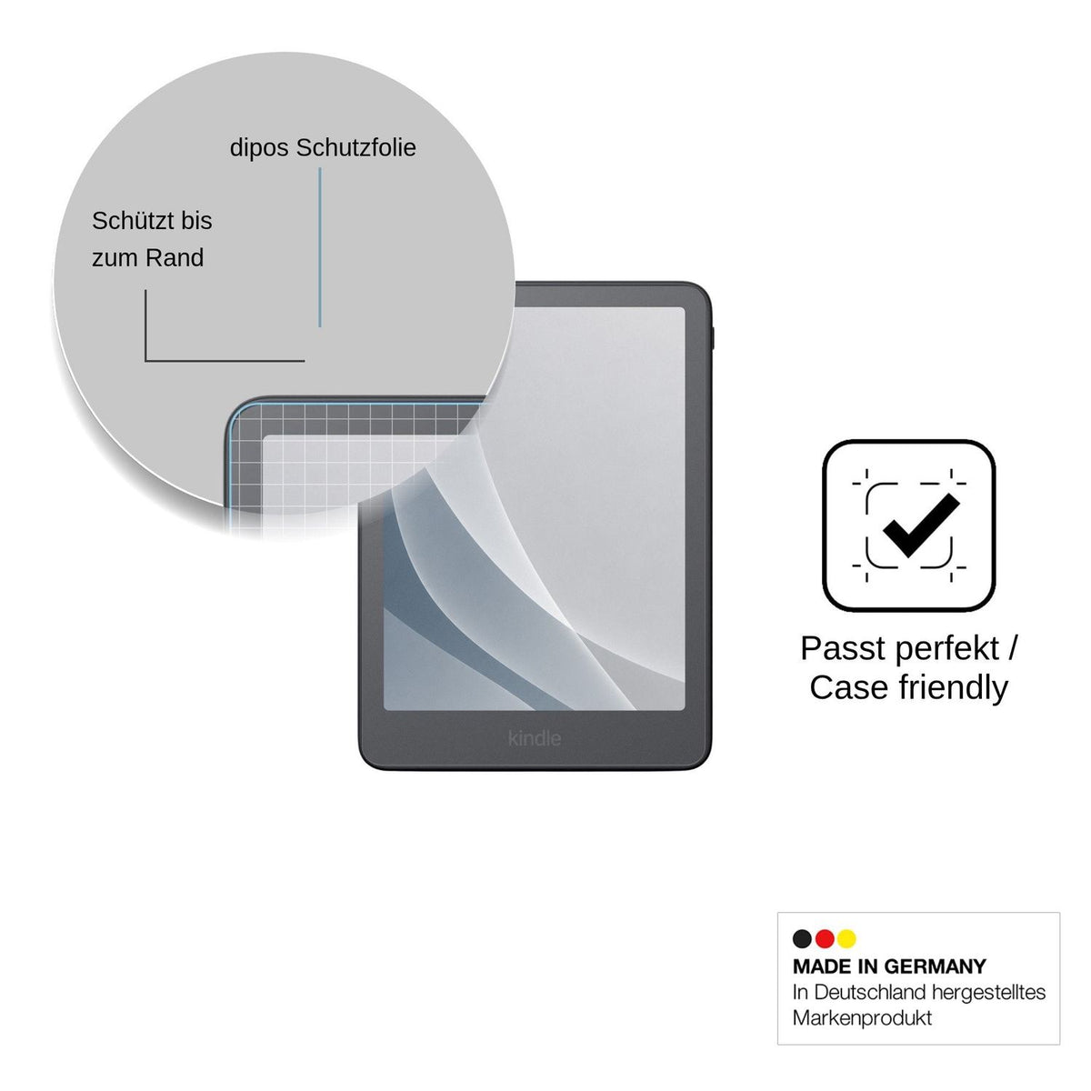 2x Screen Protector for Amazon Kindle Colorsoft 2026 matte Flexible Glass 9H dipos