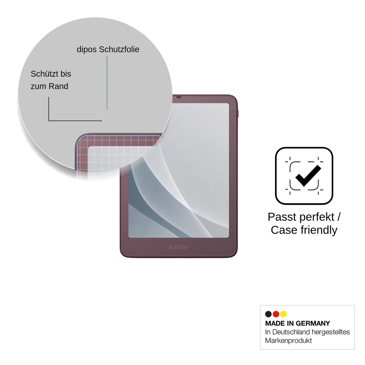 2x Screen Protector for Amazon Kindle Colorsoft Signature Edition 2026 matte Flexible Glass 9H dipos