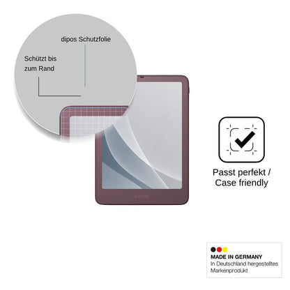 2x Screen Protector for Amazon Kindle Colorsoft Signature Edition 2026 matte Flexible Glass 9H dipos