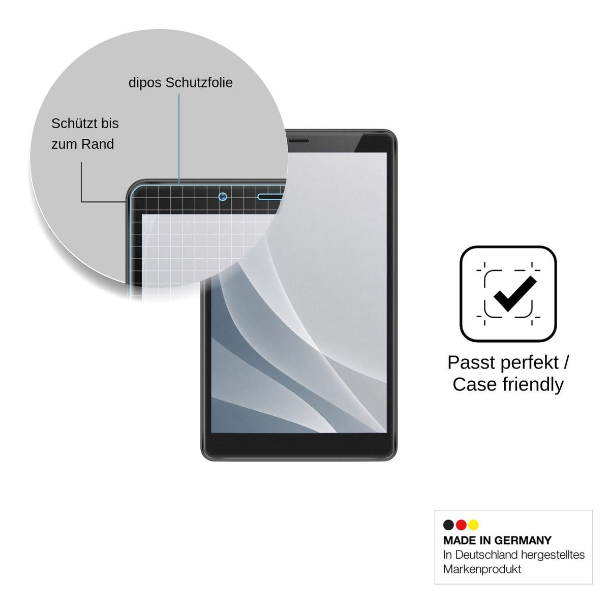 2x Screen Protector for Amoi Xiaxin P300 Max matte Flexible Glass 9H dipos