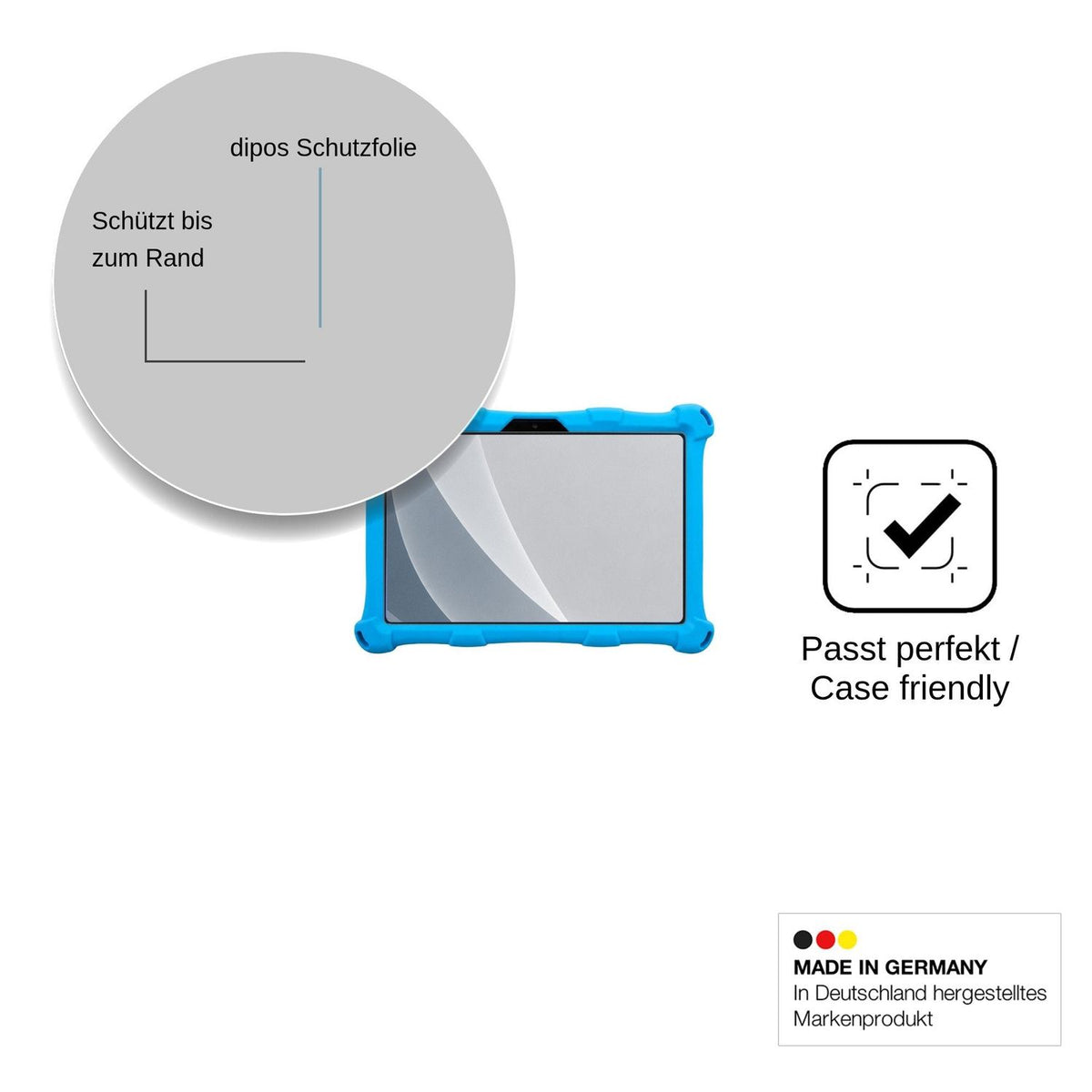 2x Screen Protector for AngelTech XL Pro matte Flexible Glass 9H dipos