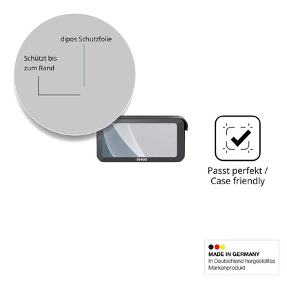 Schutzglasfolie mit optimaler Passform, zur Verwendung mit Hüllen geeignet