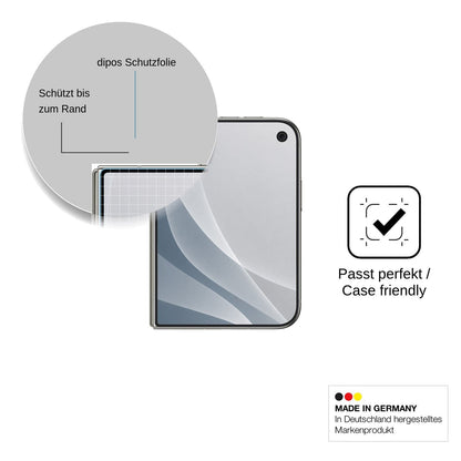 Schutzglasfolie mit optimaler Passform, zur Verwendung mit Hüllen geeignet
