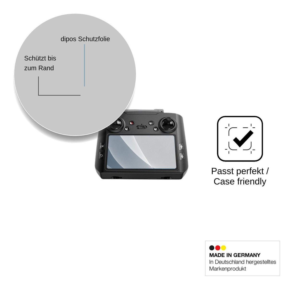 2x Screen Protector for AVIALOGIC G10 Remote matte Flexible Glass 9H dipos