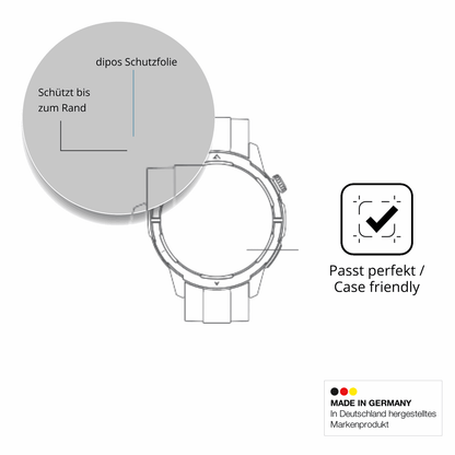Schutzglasfolie mit optimaler Passform, zur Verwendung mit Hüllen geeignet