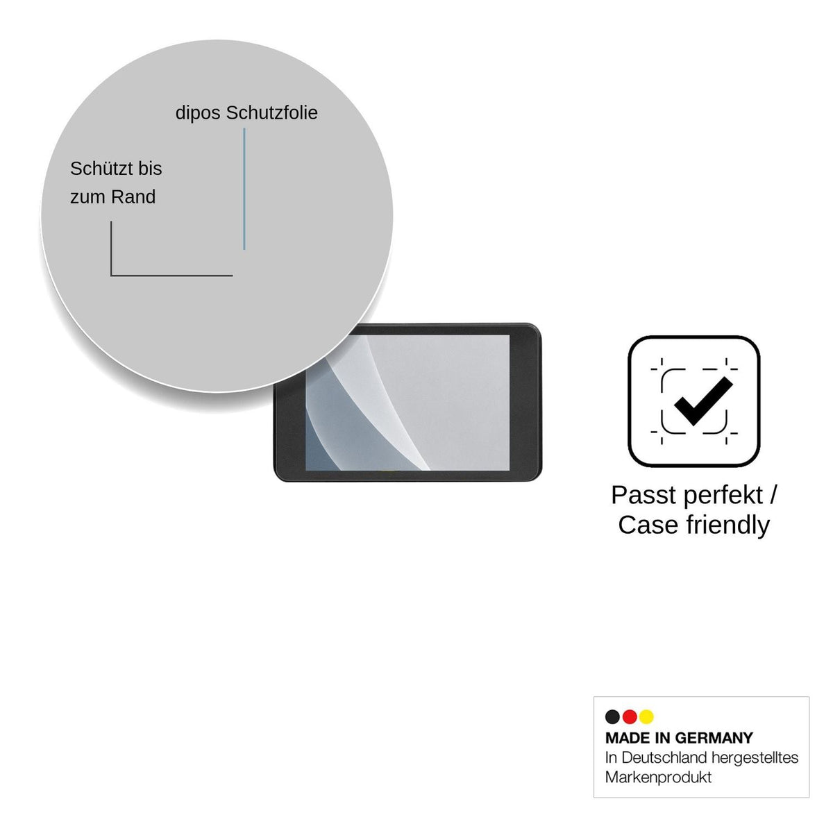 2x Screen Protector for Beazoom T8 matte Flexible Glass 9H dipos