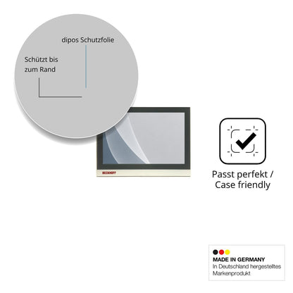Schutzglasfolie mit optimaler Passform, zur Verwendung mit Hüllen geeignet