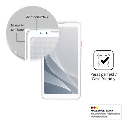 Schutzglasfolie mit optimaler Passform, zur Verwendung mit Hüllen geeignet