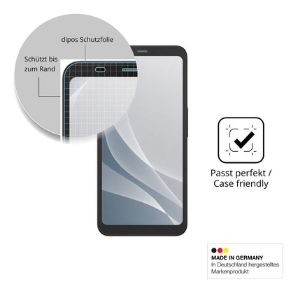 Schutzglasfolie mit optimaler Passform, zur Verwendung mit Hüllen geeignet