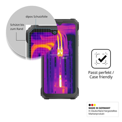 Schutzglasfolie mit optimaler Passform, zur Verwendung mit Hüllen geeignet