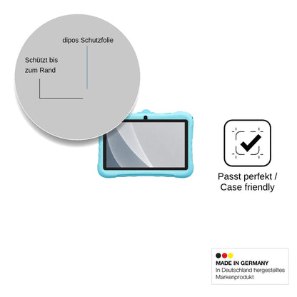 2x Screen Protector for Blackview Link Lite Kids matte Flexible Glass 9H dipos