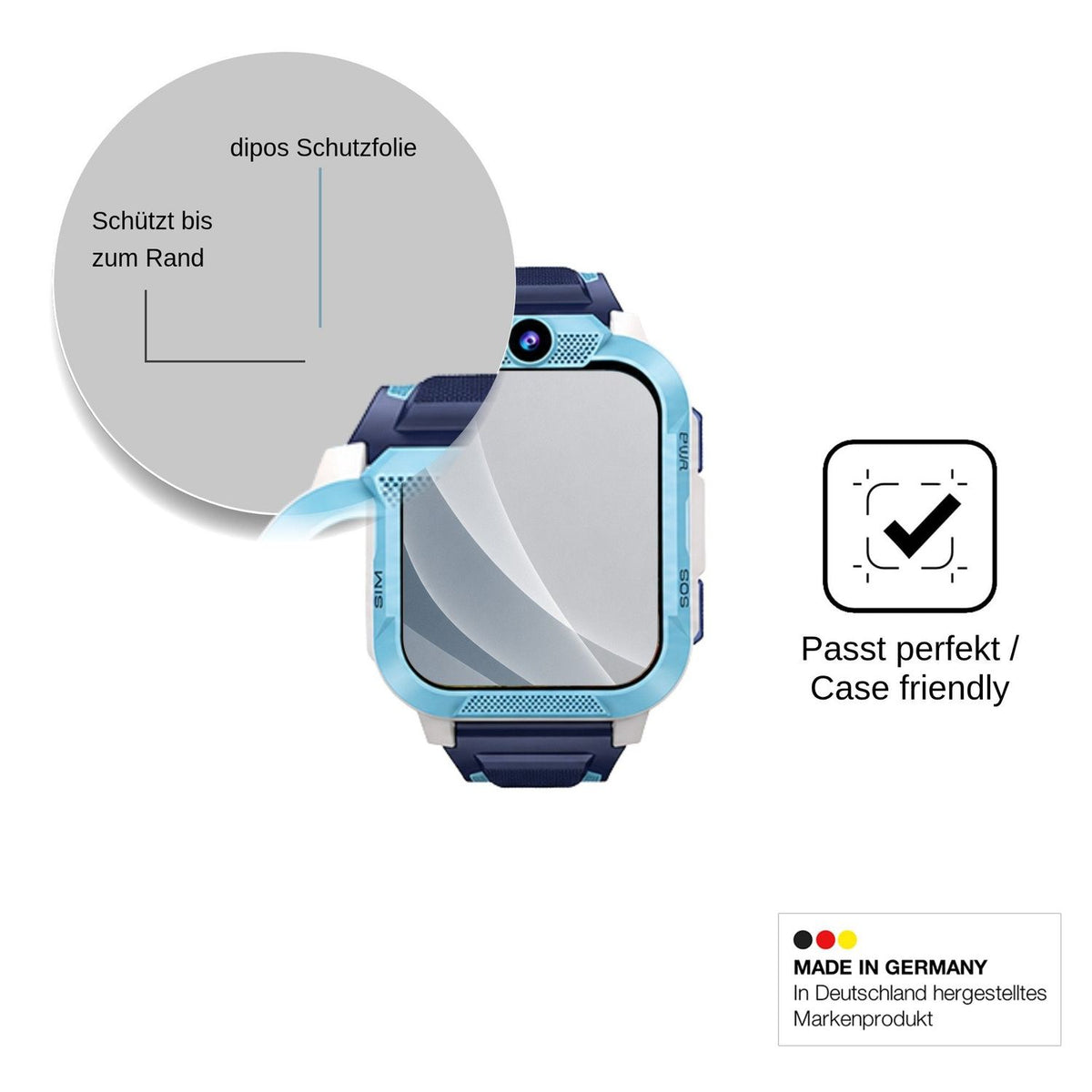 2x Screen Protector for Blackview Z40 Pro matte Flexible Glass 9H dipos
