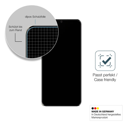 Schutzglasfolie mit optimaler Passform, zur Verwendung mit Hüllen geeignet