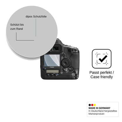 2x Screen Protector for Canon EOS 1D 1Ds 1Dn matte Flexible Glass 9H dipos