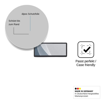 2x Screen Protector for CarpodGo T4 Plus matte Flexible Glass 9H dipos