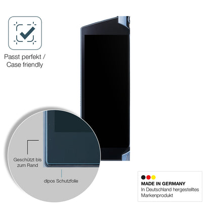 Schutzglasfolie mit optimaler Passform, zur Verwendung mit Hüllen geeignet