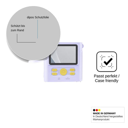 2x Screen Protector for CKATE ABS-681B matte Flexible Glass 9H dipos