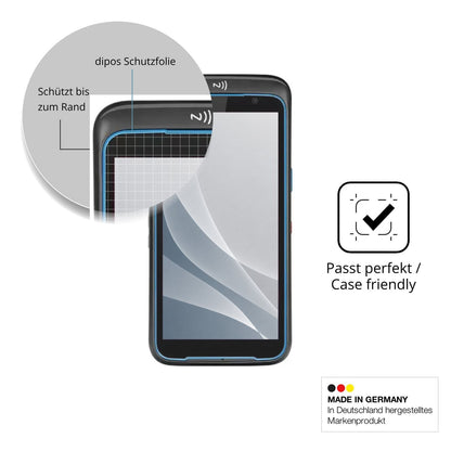 Schutzglasfolie mit optimaler Passform, zur Verwendung mit Hüllen geeignet