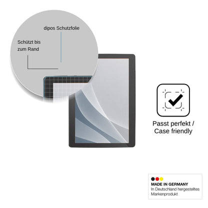 2x Screen Protector for Danew DSlide 1018 matte Flexible Glass 9H dipos