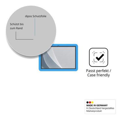 Schutzglasfolie mit optimaler Passform, zur Verwendung mit Hüllen geeignet