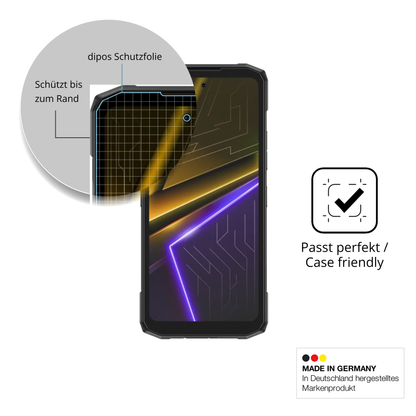 Schutzglasfolie mit optimaler Passform, zur Verwendung mit Hüllen geeignet