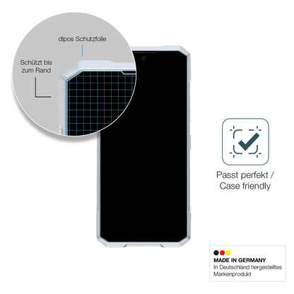 Schutzglasfolie mit optimaler Passform, zur Verwendung mit Hüllen geeignet