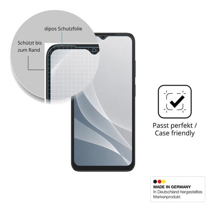 Schutzglasfolie mit optimaler Passform, zur Verwendung mit Hüllen geeignet